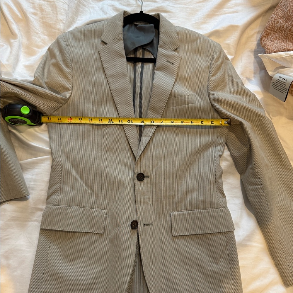 Club Monaco Seersucker Grant Fit Blazer